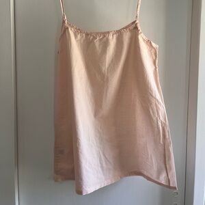 Mint Velvet Blush Pink Camisole Size UK14 Strappy Cotton/silk